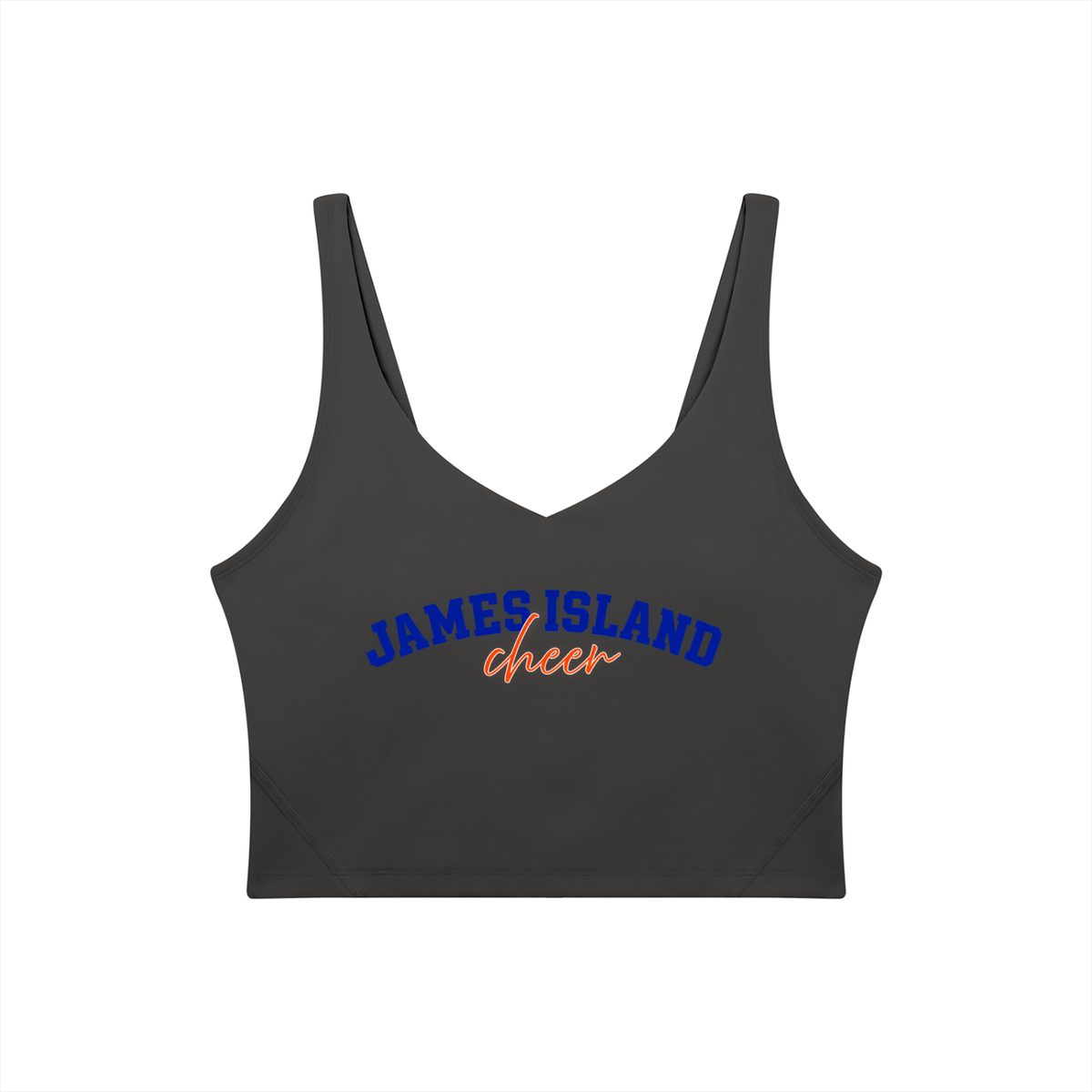 Cursive James Island Women's V-Neck Yoga Sports Bra