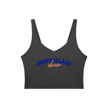 Cursive James Island Women's V-Neck Yoga Sports Bra