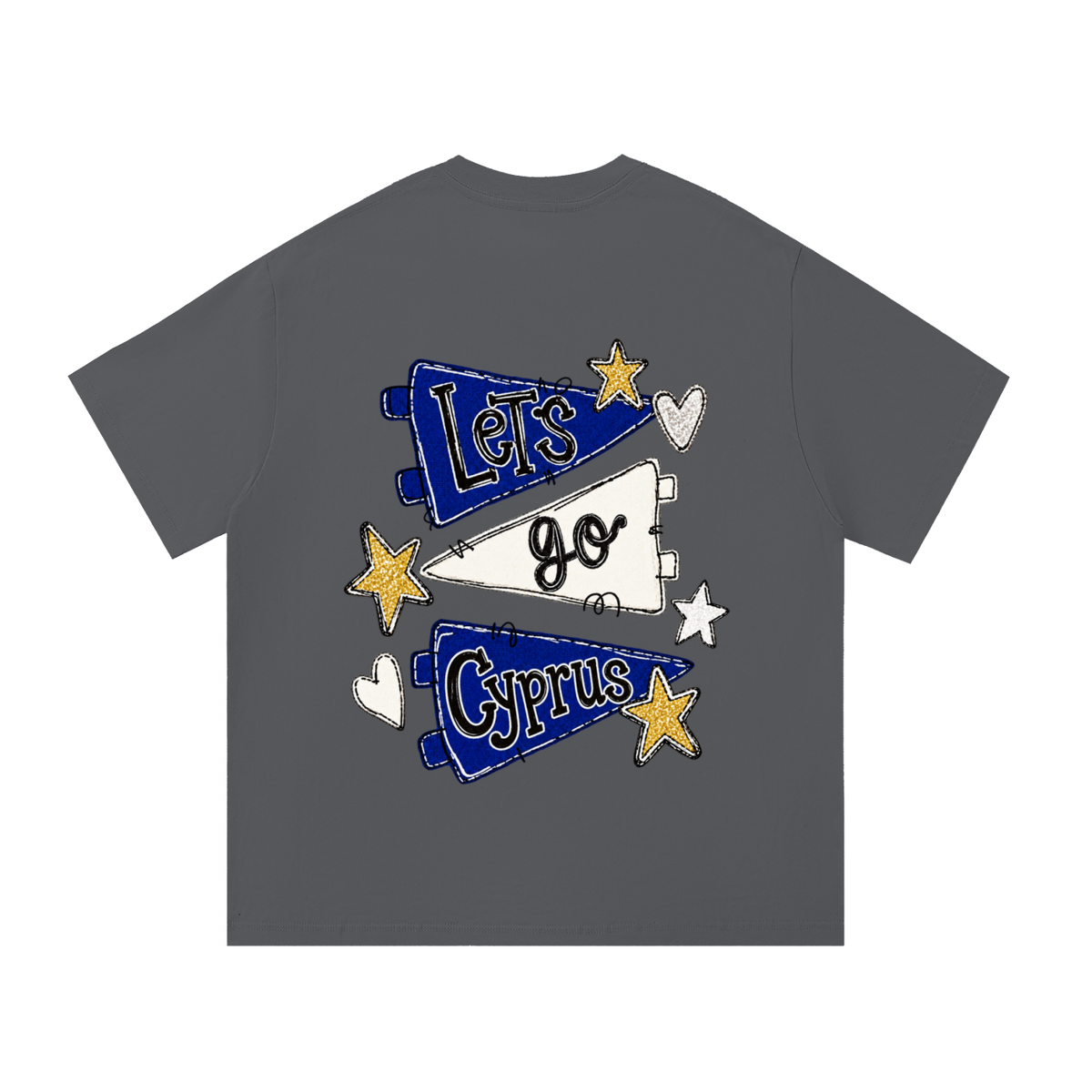 Lets Go Cyprus Essential Cotton T-Shirt