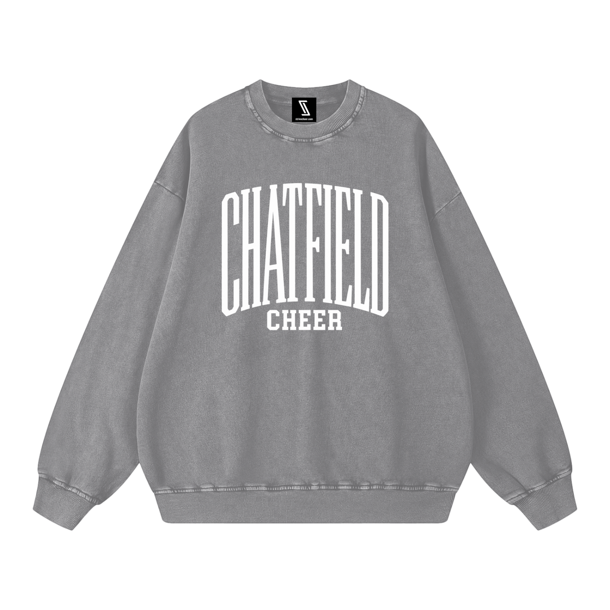 Basic 3 Chatfield Snow Washed Oversized Sweatshirt