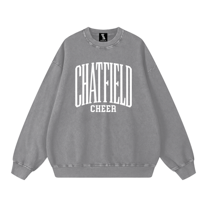 Basic 3 Chatfield Snow Washed Oversized Sweatshirt