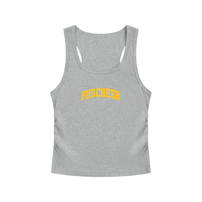 Polka Dot Fenway Women’s Ruched Tank Top