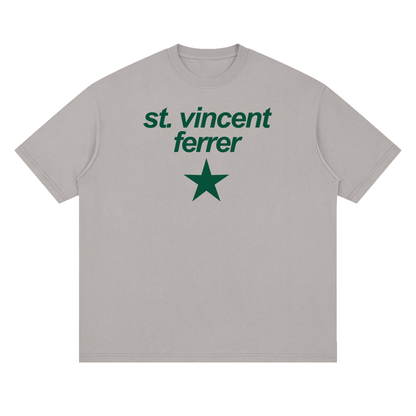 Big Star St Vincent Ferrer Streetwear Loose Drop Shoulder T-Shirt