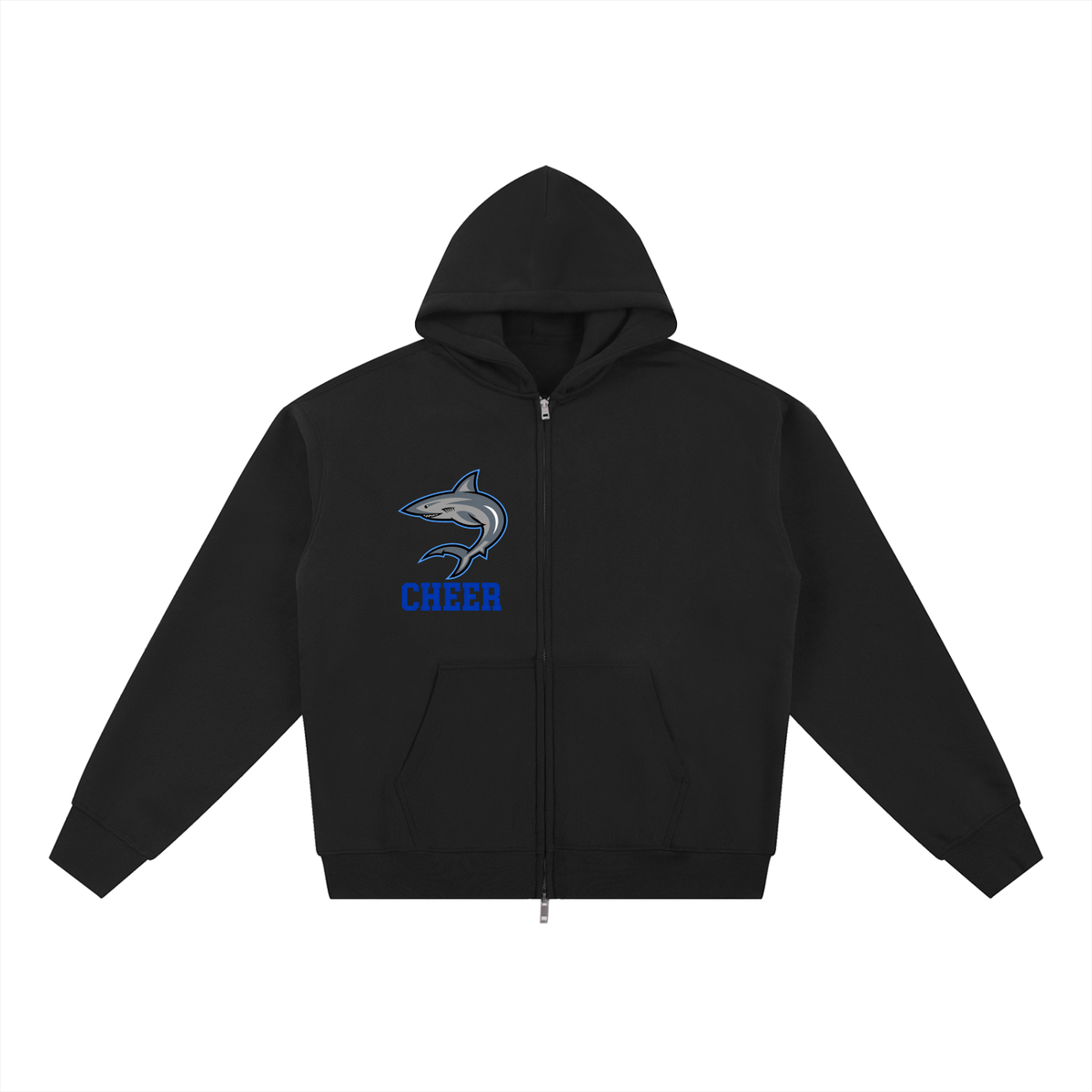 Simple Saint James Essential Fleece Zip-Through Hoodie