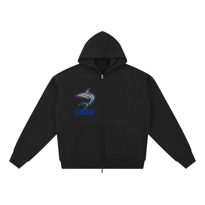 Simple Saint James Essential Fleece Zip-Through Hoodie