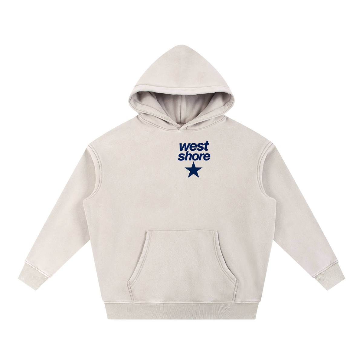 Big Star West Shore Snow Wash Fleece Oversize Hoodie
