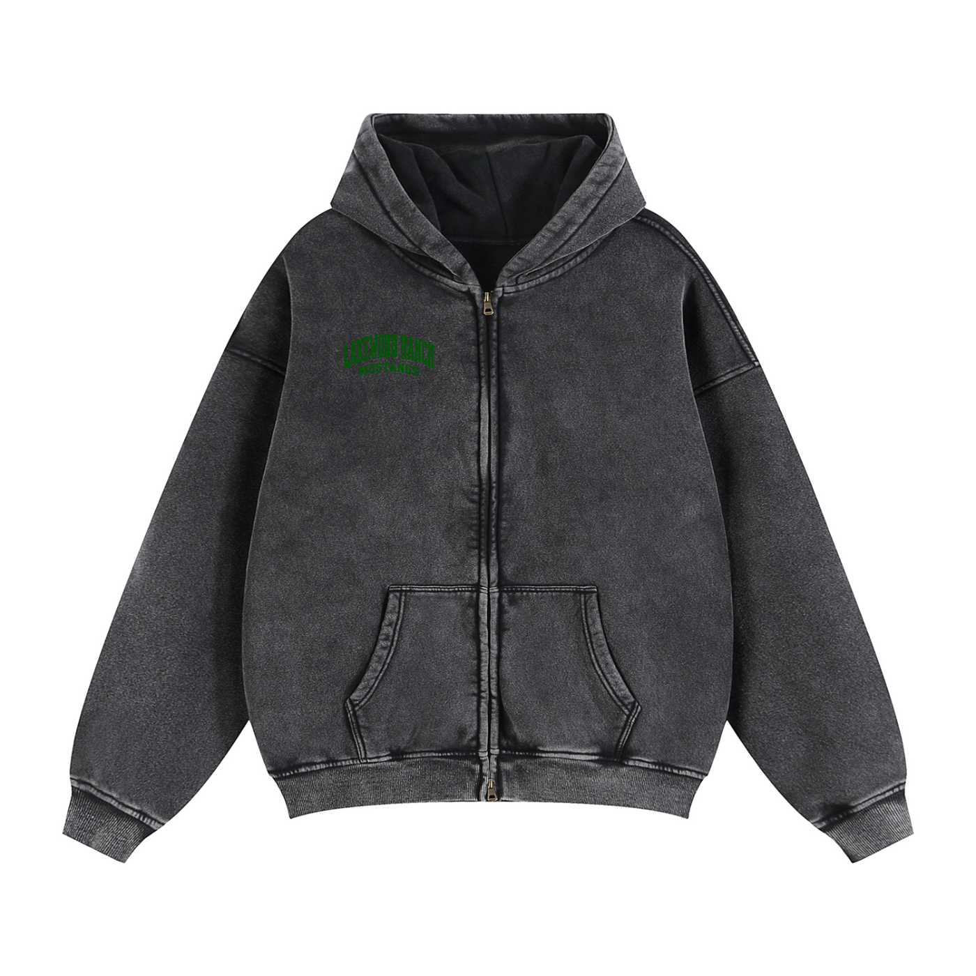Basic 2 Lakewood Ranch Zip-Through Boxy Fleece Hoodie
