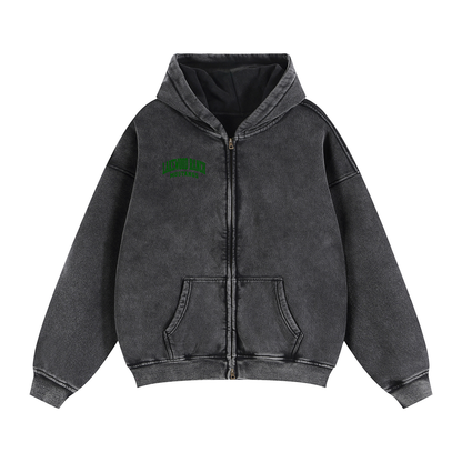 Basic 2 Lakewood Ranch Zip-Through Boxy Fleece Hoodie