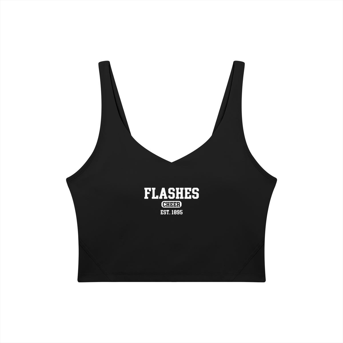 Old School Sayville Women's V-Neck Yoga Sports Bra
