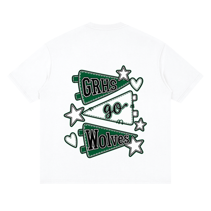 Lets Go Green River Oversized Drop Shoulder T-Shirt
