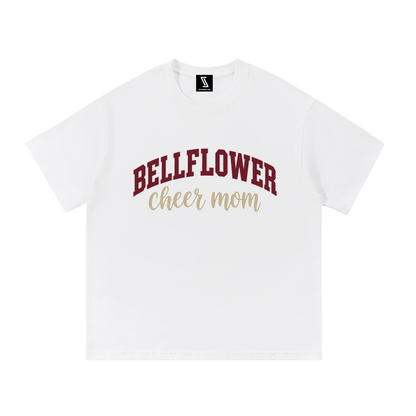 Cheer Mom Bellflower Essential Cotton T-Shirt