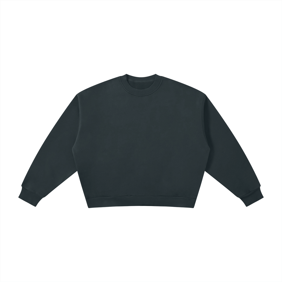 Boxy Fleece Crewneck Sweatshirt
