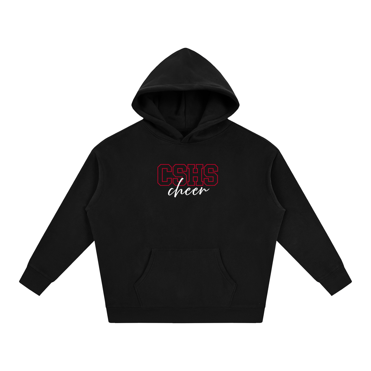 Cursive Front Chatfield Oversize Fleeced Hoodie