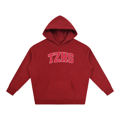 Polka Dot Tappan Zee Oversize Fleeced Hoodie