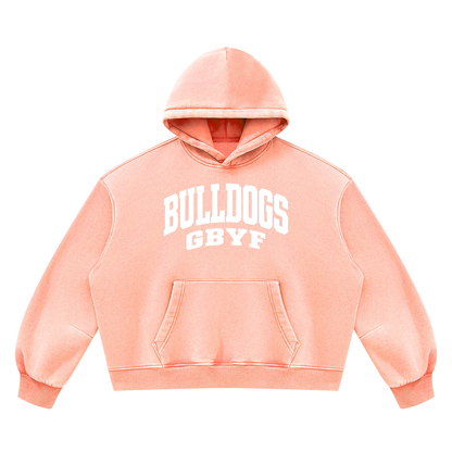 Unisex Vintage Wash Boxy Fleece Hoodie