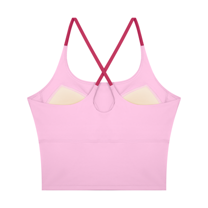 Strive Colorblock Crop Tank