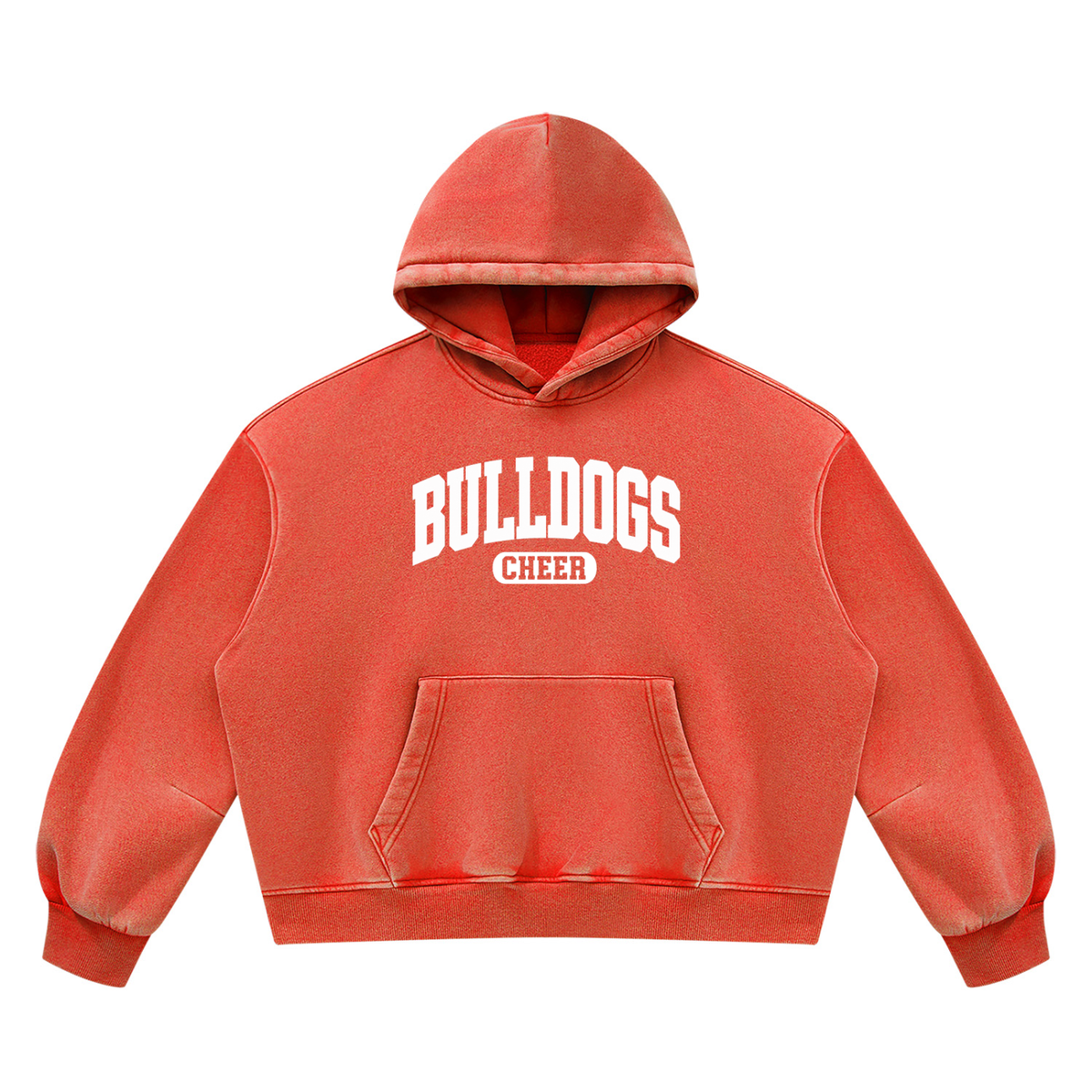 Unisex Vintage Wash Boxy Fleece Hoodie