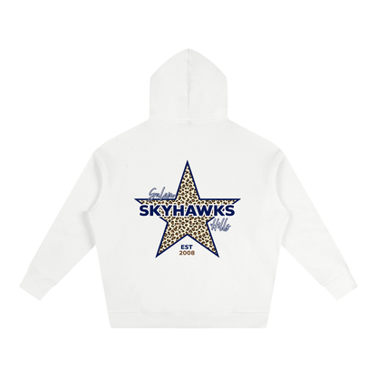Leopard Star Oversized Hoodie