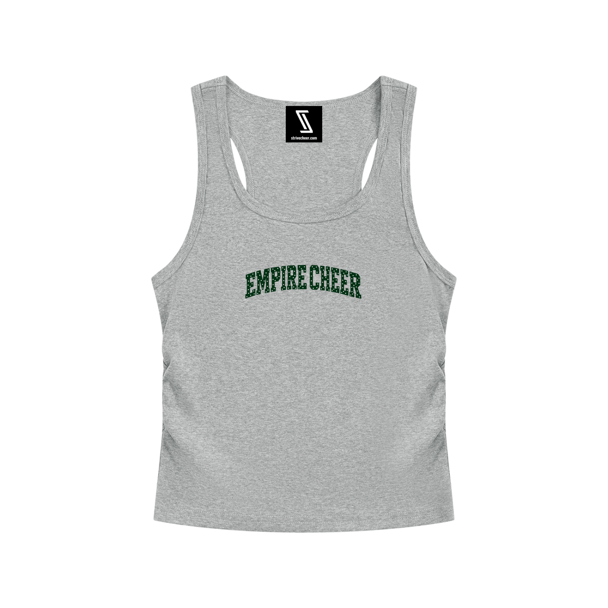 Polka Dot Empire Women’s Ruched Tank Top