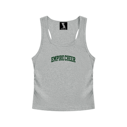 Polka Dot Empire Women’s Ruched Tank Top