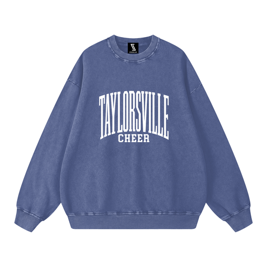 Basic 3 Taylorsville Snow Washed Oversized Sweatshirt
