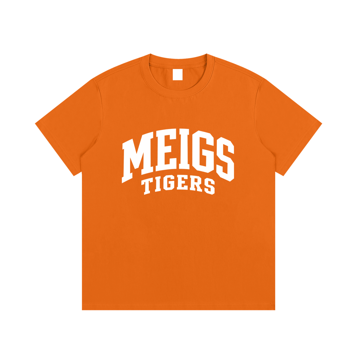 Basic 2 White Meigs County Essential Cotton T-Shirt