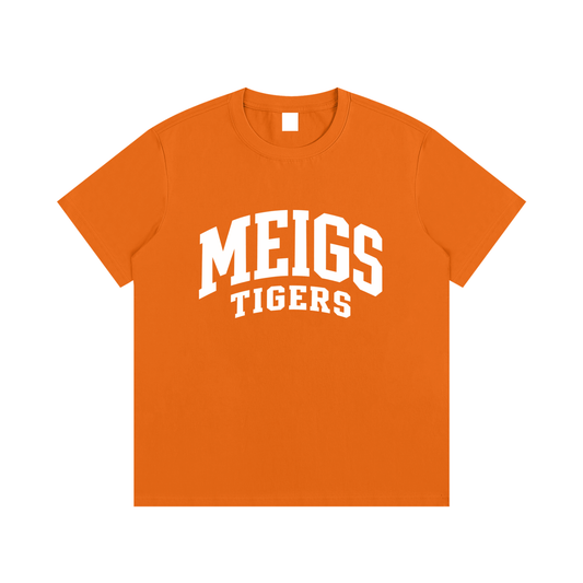 Basic 2 White Meigs County Essential Cotton T-Shirt