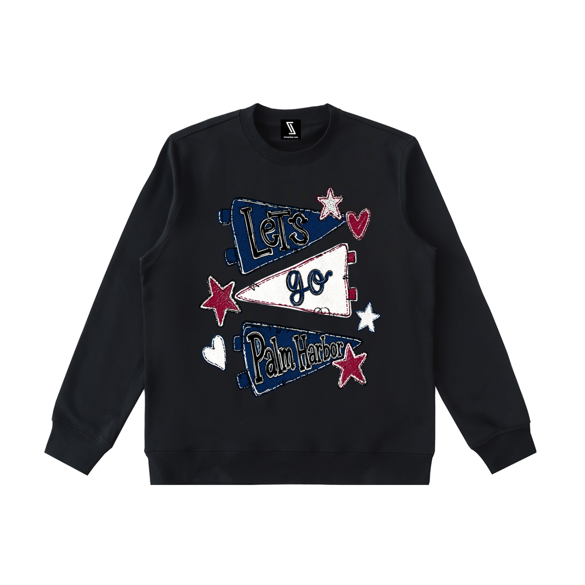 Lets Go Palm Harbor Essential Heavyweight Crewneck Sweatshirt