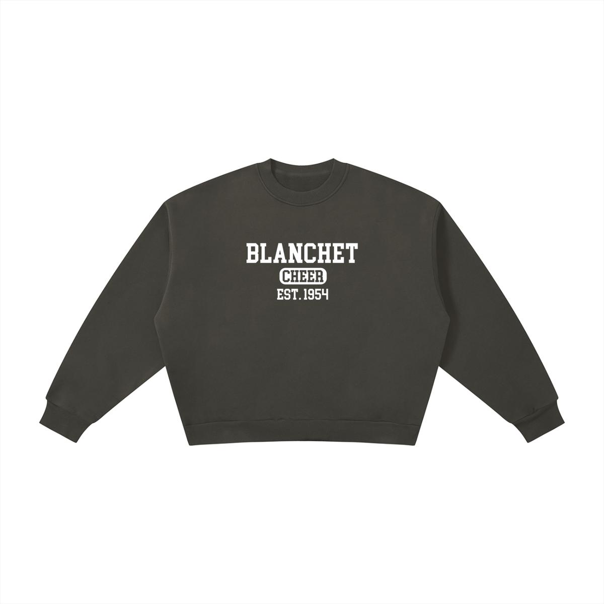 Boxy Fleece Crewneck Sweatshirt