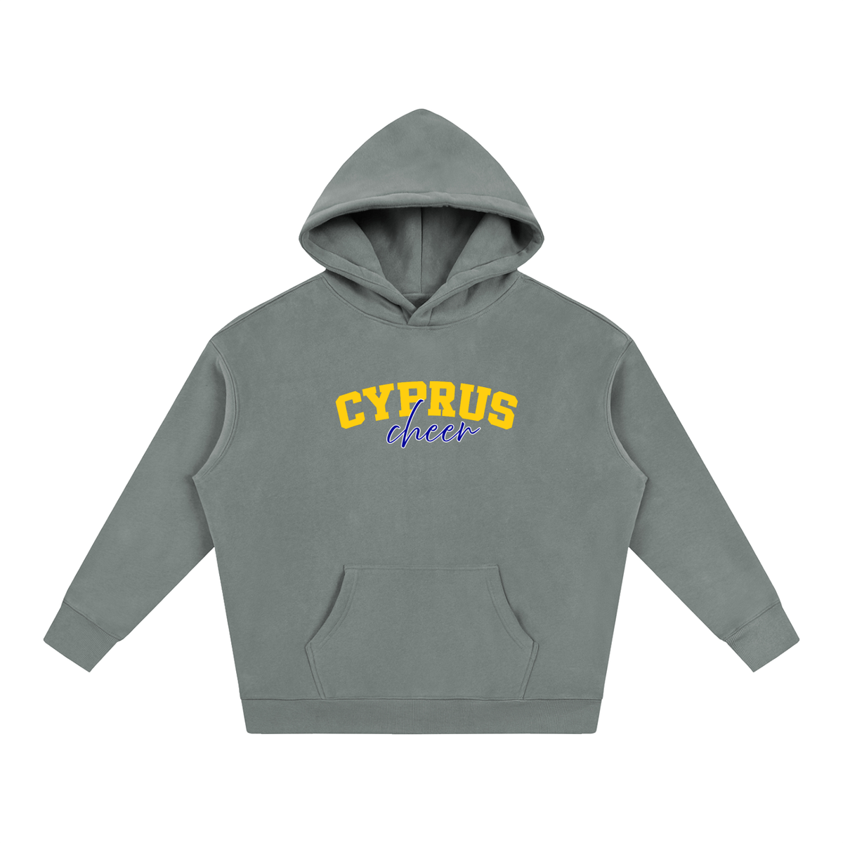 Cyprus Cursive Oversize Fleeced Hoodie