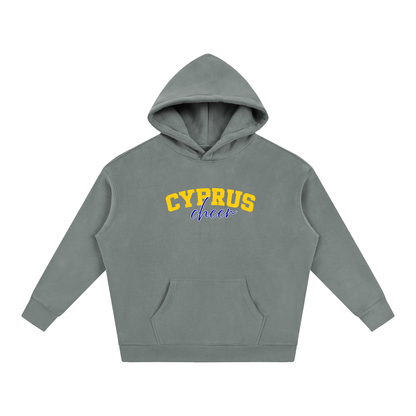 Cyprus Cursive Oversize Fleeced Hoodie