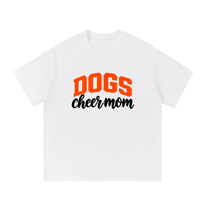 Cheer Mom Green Bulldogs Essential Cotton T-Shirt