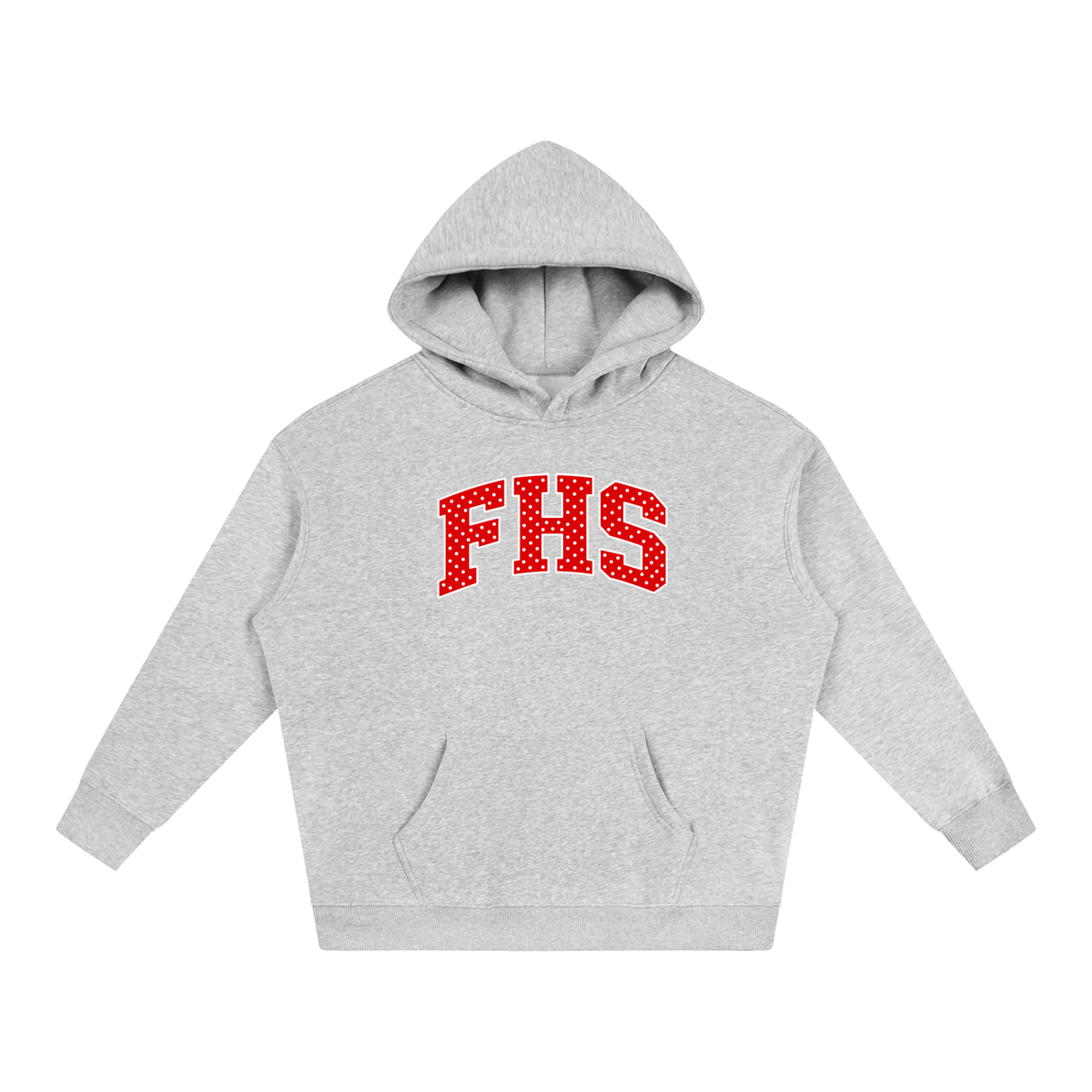 Polka Dot Fitch Oversize Fleeced Hoodie