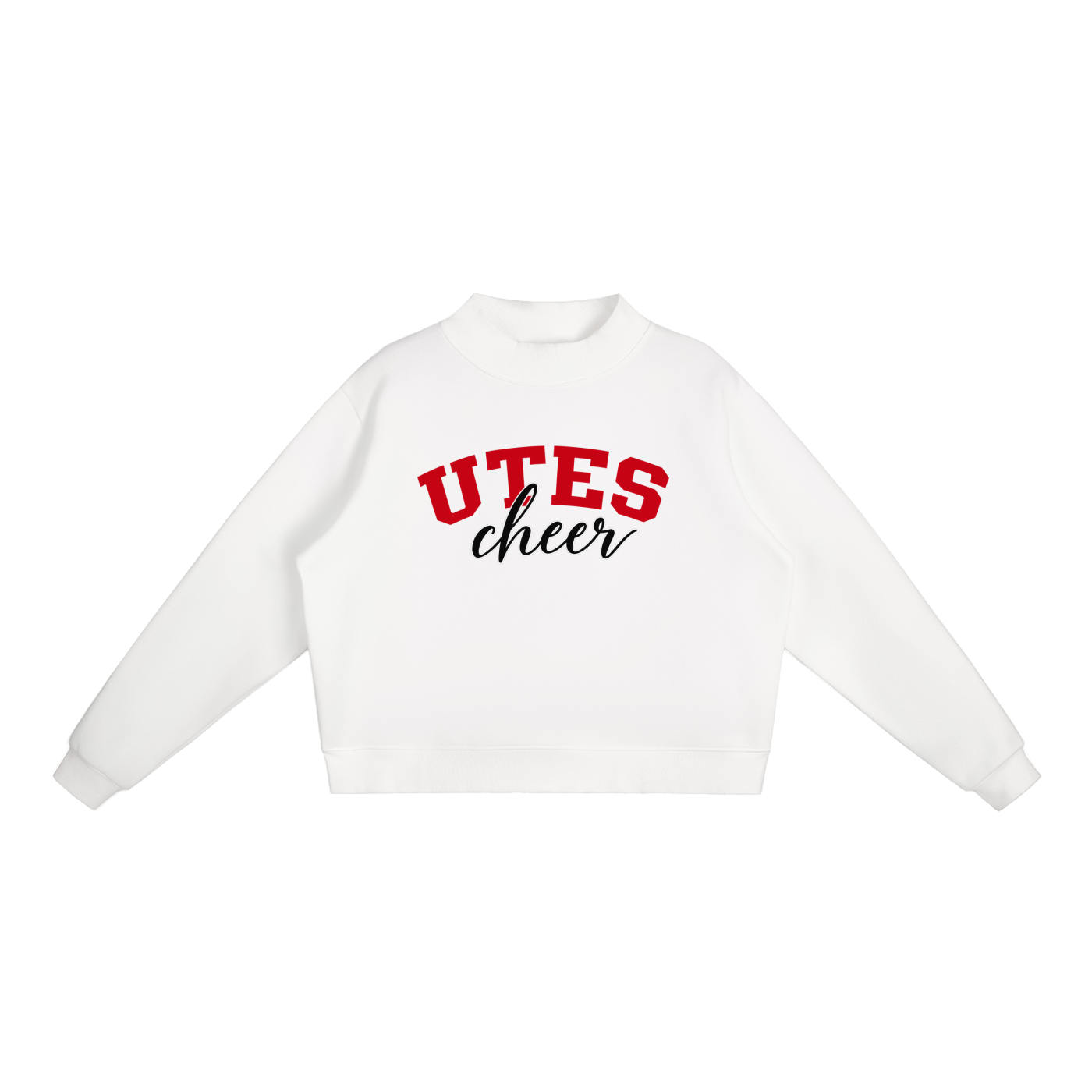 Classic Utes Essential Fleece Mock-Neck Crew Sweatshirt