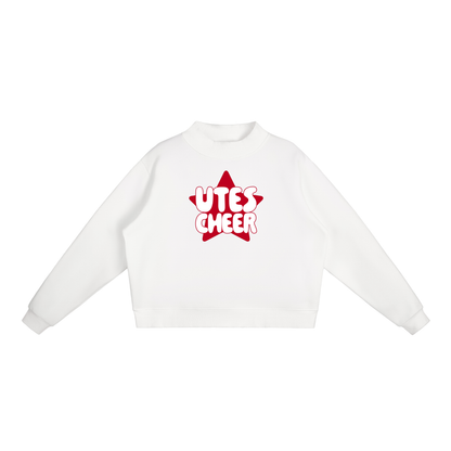 Star Utes Essential Fleece Mock-Neck Crew Sweatshirt