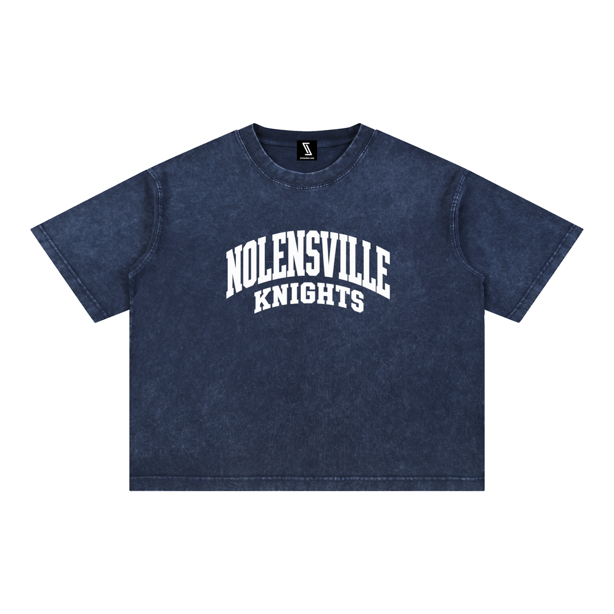 Mineral Wash Boxy Cotton T-Shirt
