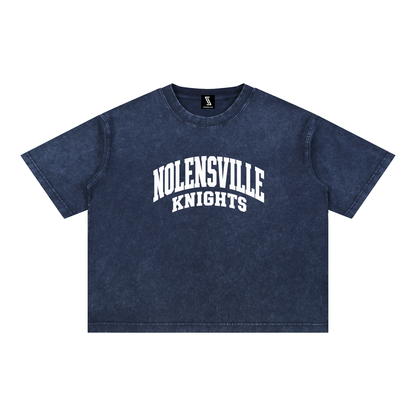 Mineral Wash Boxy Cotton T-Shirt