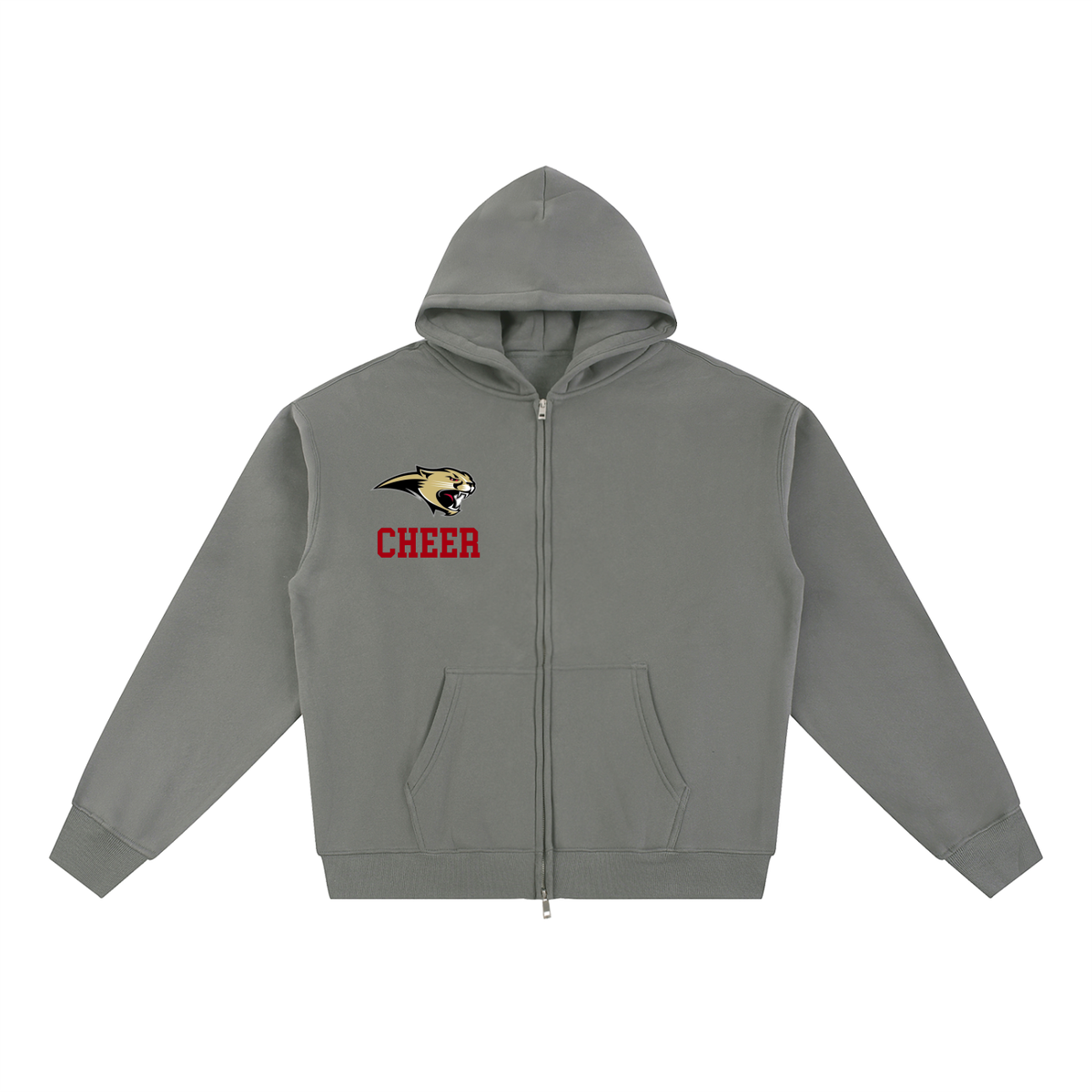 Year Cardinal Mooney Essential Fleece Zip-Through Hoodie