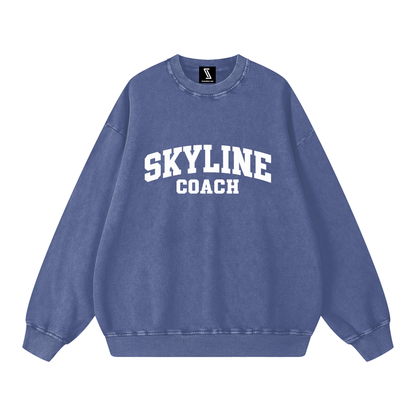 Snow Washed Oversized Sweatshirt