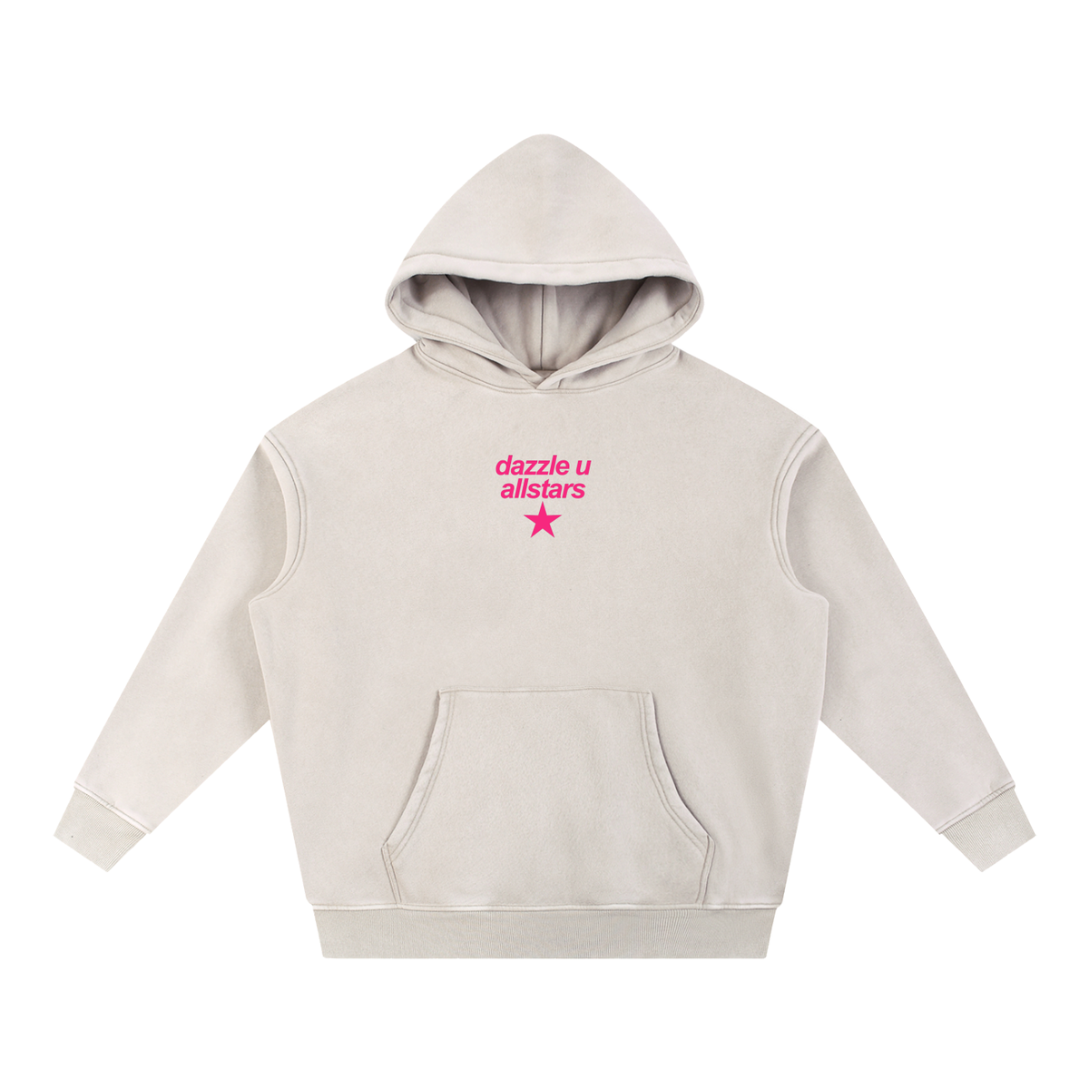 *NEW* Snow Wash Fleece Oversize Hoodie