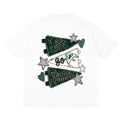Lets Go St Vincent Ferrer Oversized Drop Shoulder T-Shirt