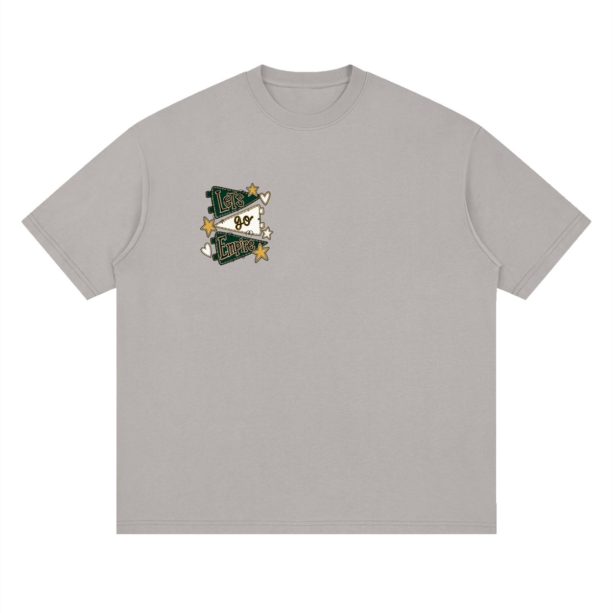 Lets Go Empire Oversized Drop Shoulder T-Shirt