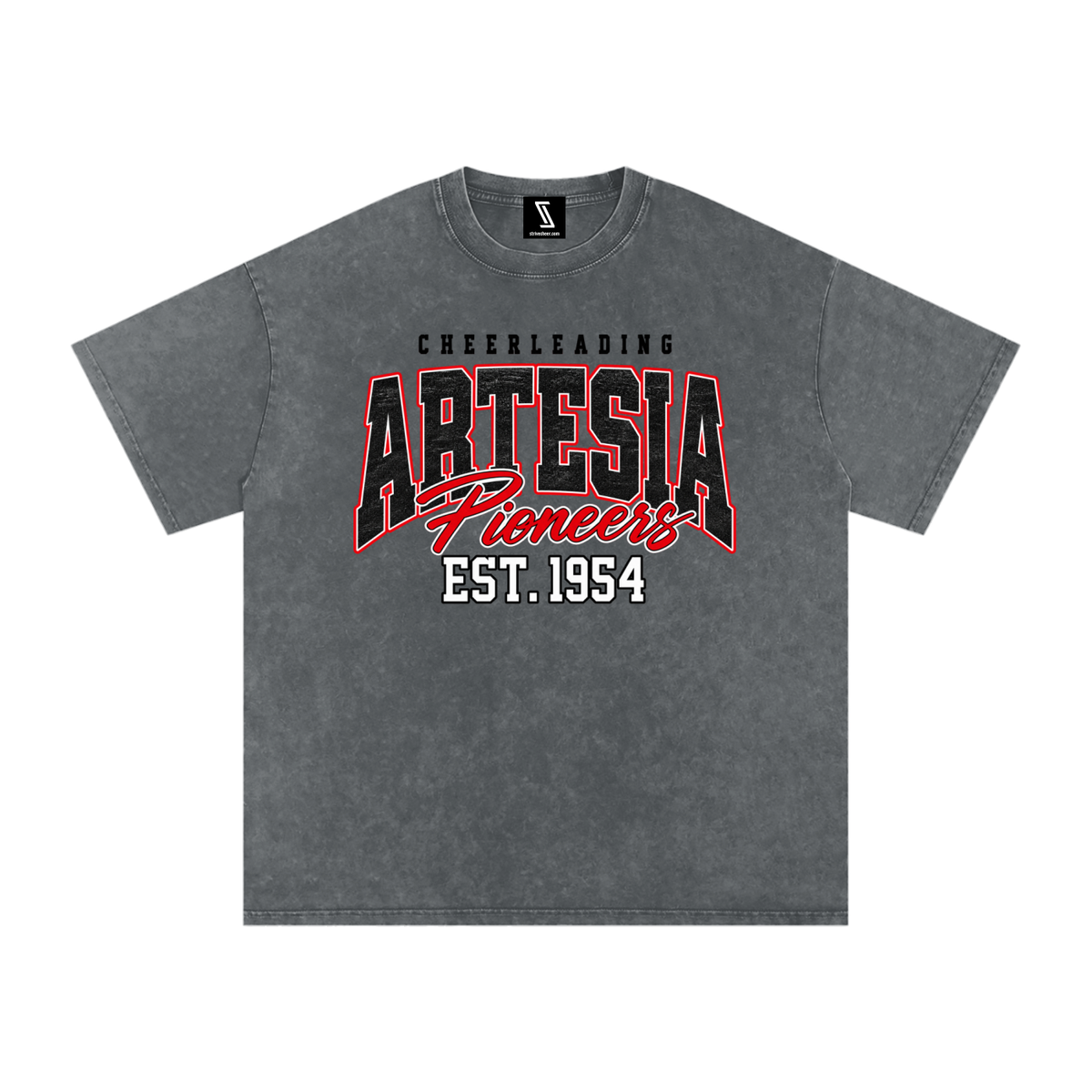 Vintage Artesia Snow Washed Oversized Cotton T-Shirt