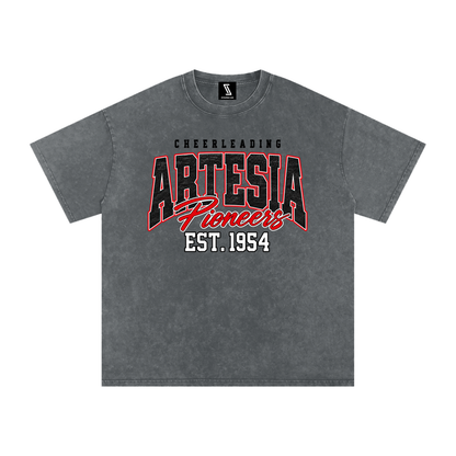 Vintage Artesia Snow Washed Oversized Cotton T-Shirt