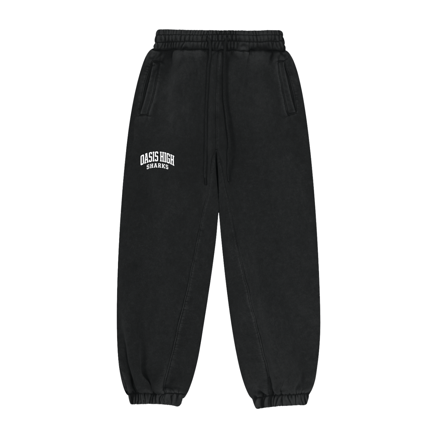 Basic 2 White Oasis Fleeced Jogger Sweatpants