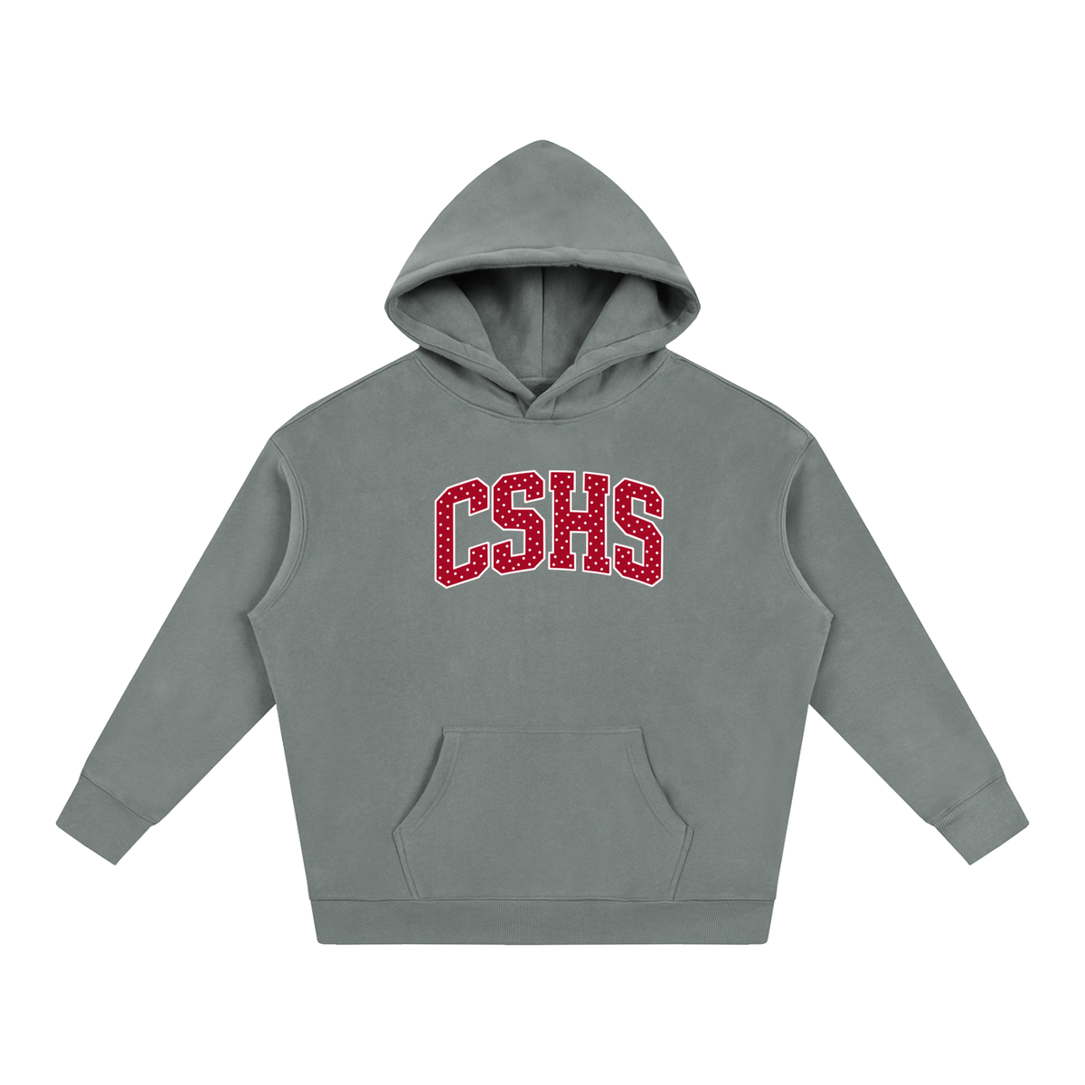 Polka Dot Chatfield Oversize Fleeced Hoodie