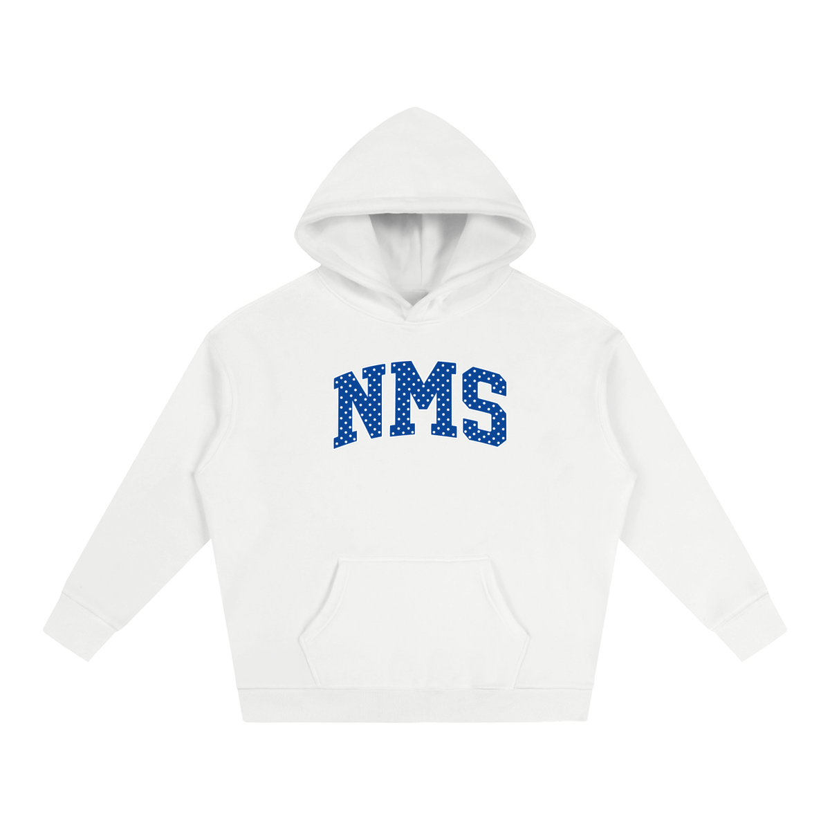 Polka Dot Northside Oversize Fleeced Hoodie