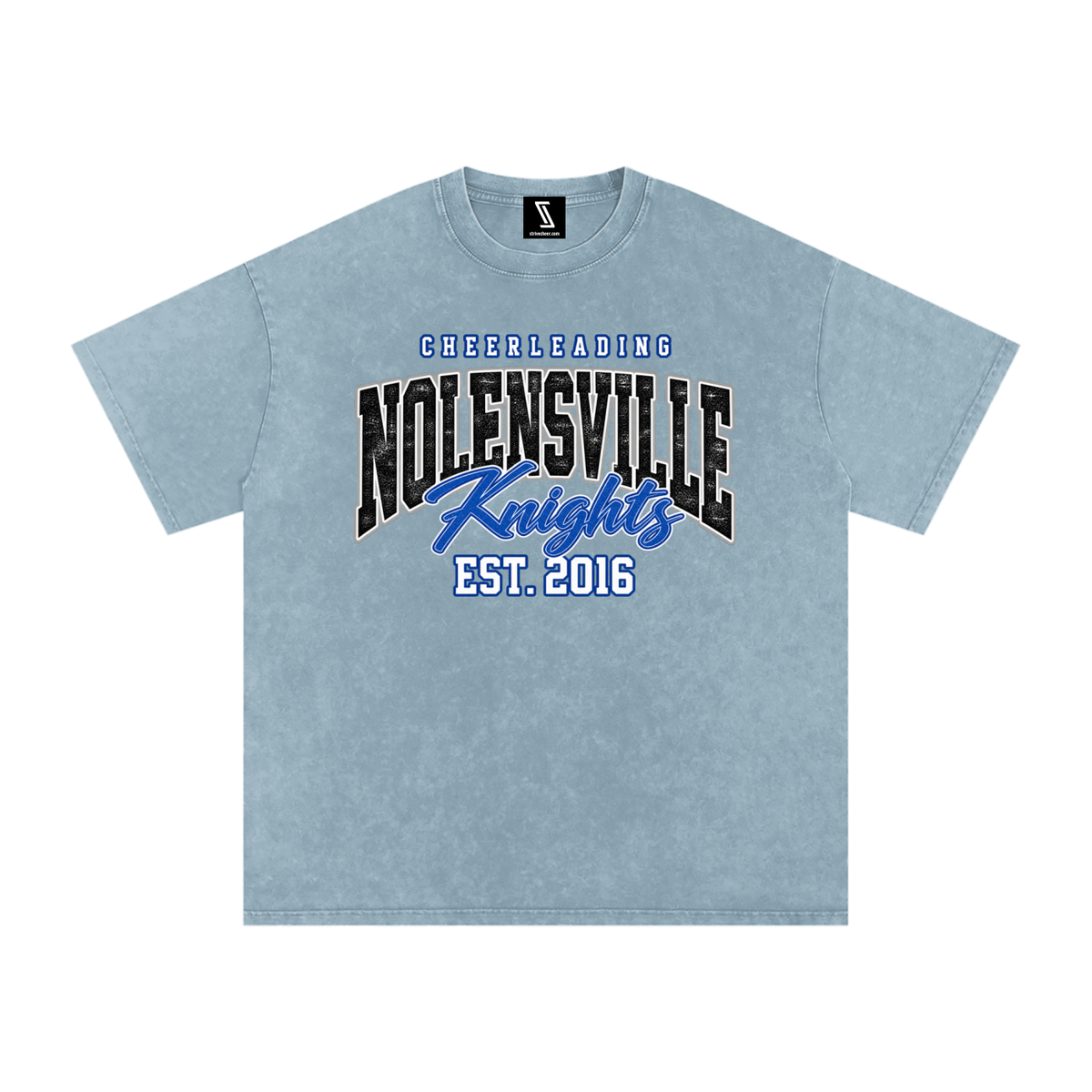 Vintage Nolensville Snow Washed Oversized Cotton T-Shirt