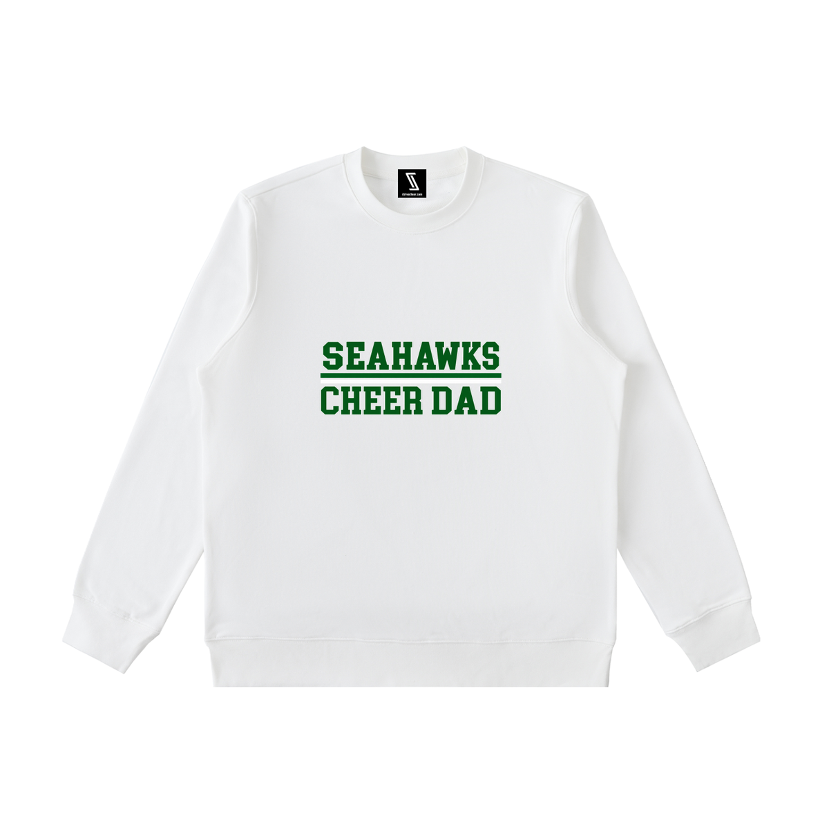 Dad Seahawks Essential Heavyweight Crewneck Sweatshirt