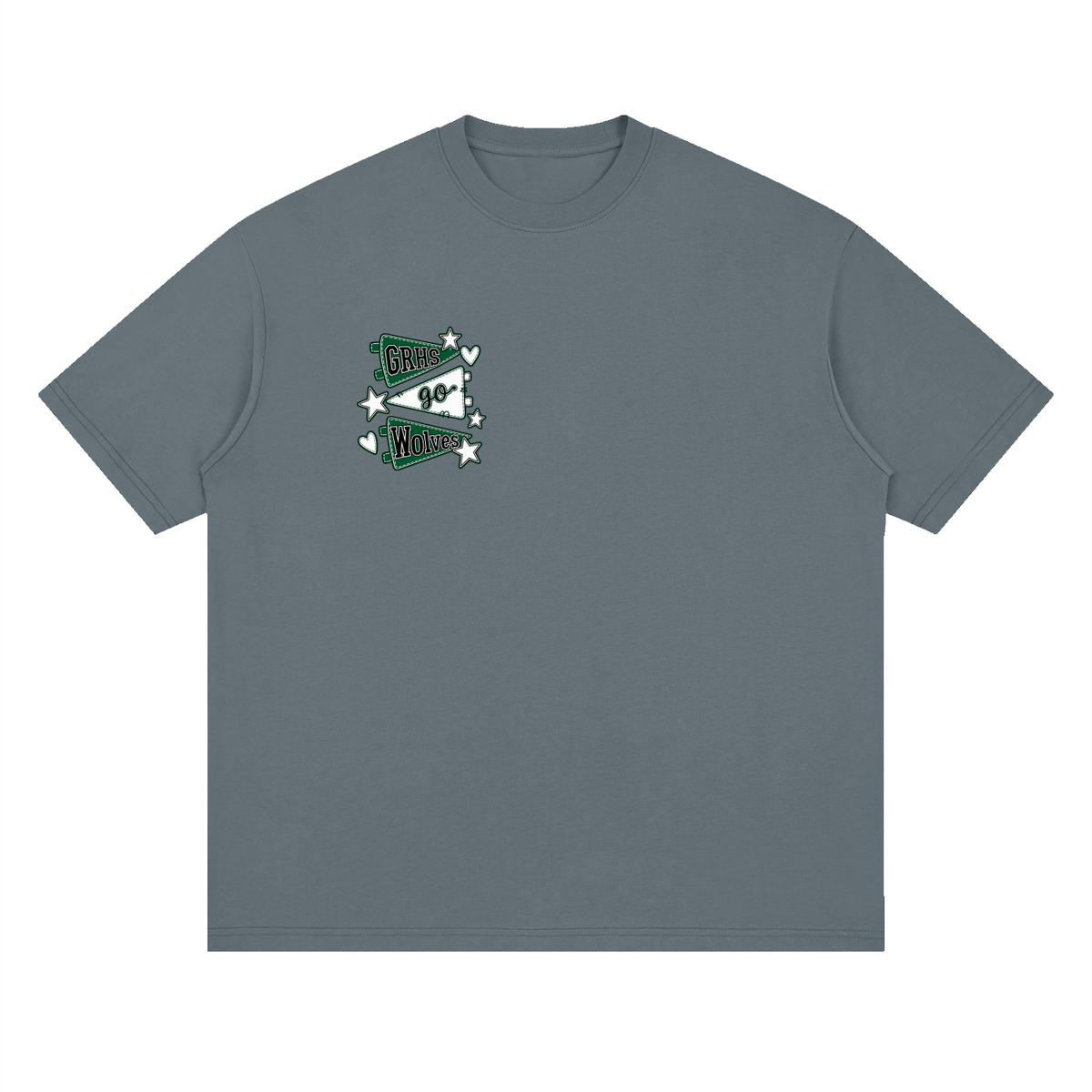 Lets Go Green River Oversized Drop Shoulder T-Shirt
